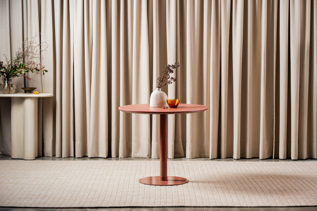 Posvella Dining Table Matte Dusty Rose