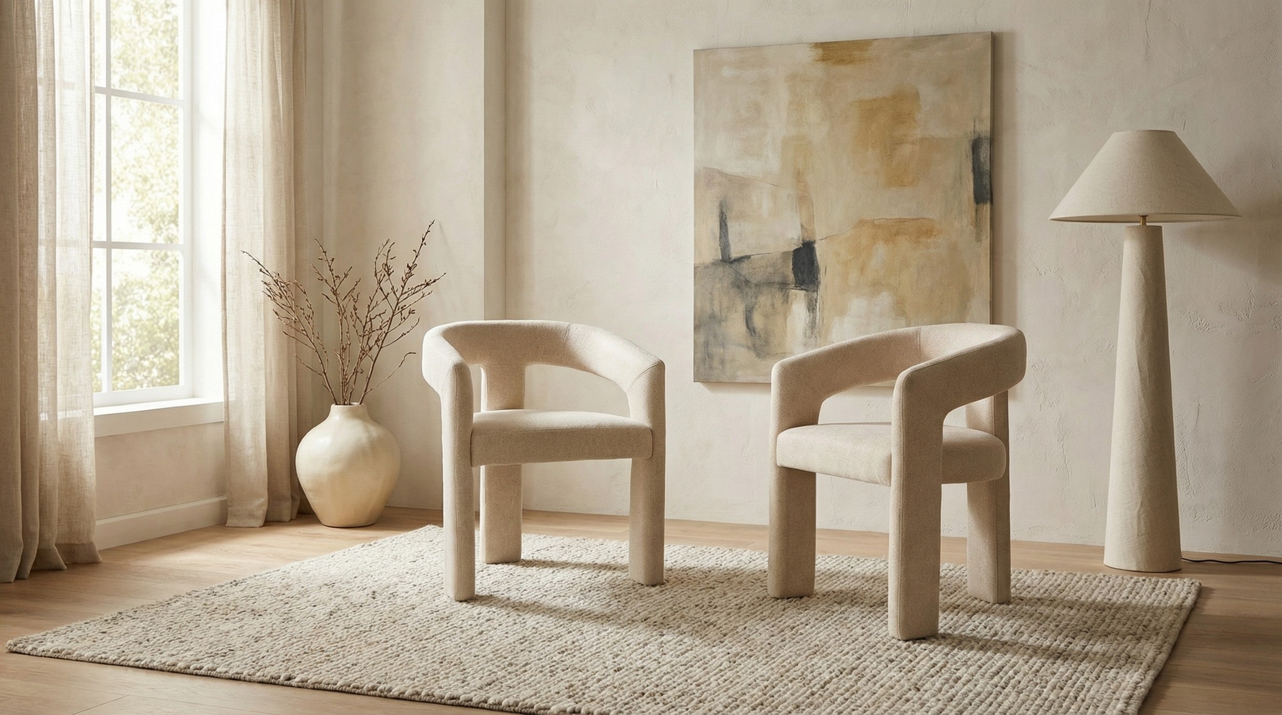 Amber Dining Chair Sand (Set of 2)