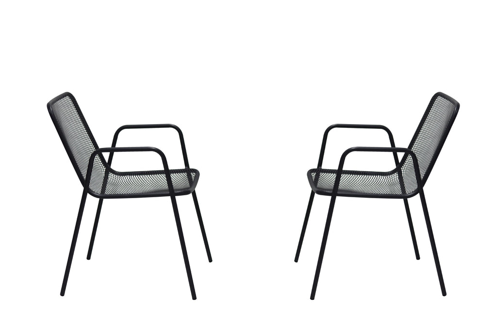 Aegis Outdoor Chair Black (Set of 2)