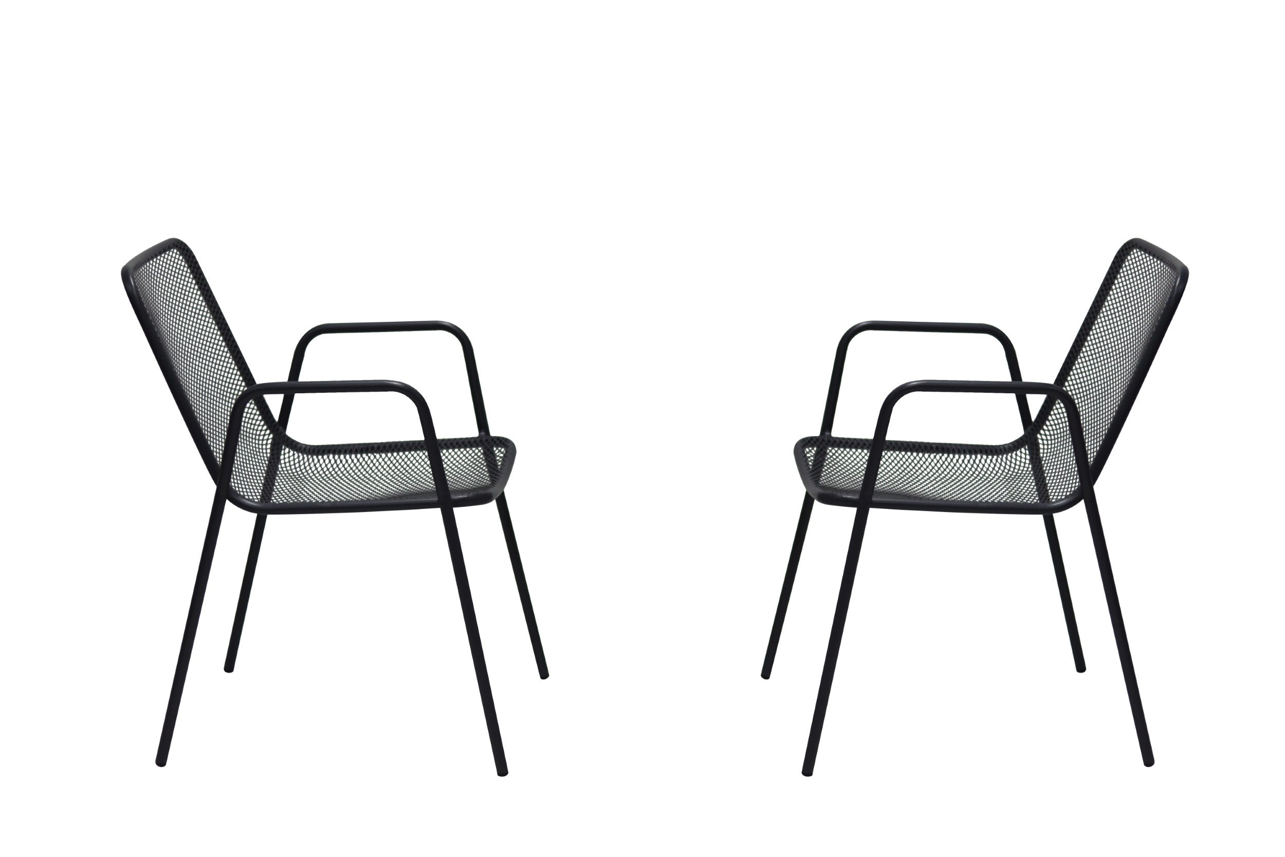 Aegis Outdoor Chair Black (Set of 2)