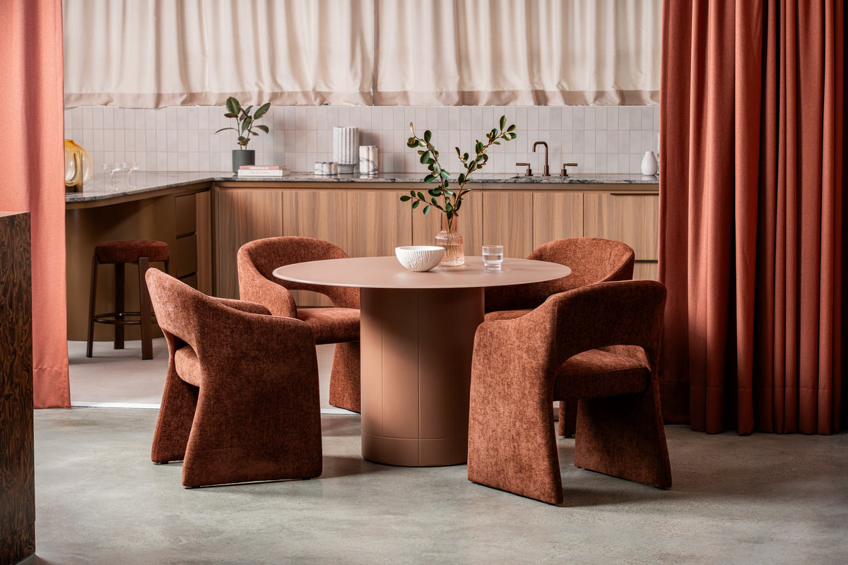 Ravello Dining Table Matte Chestnut