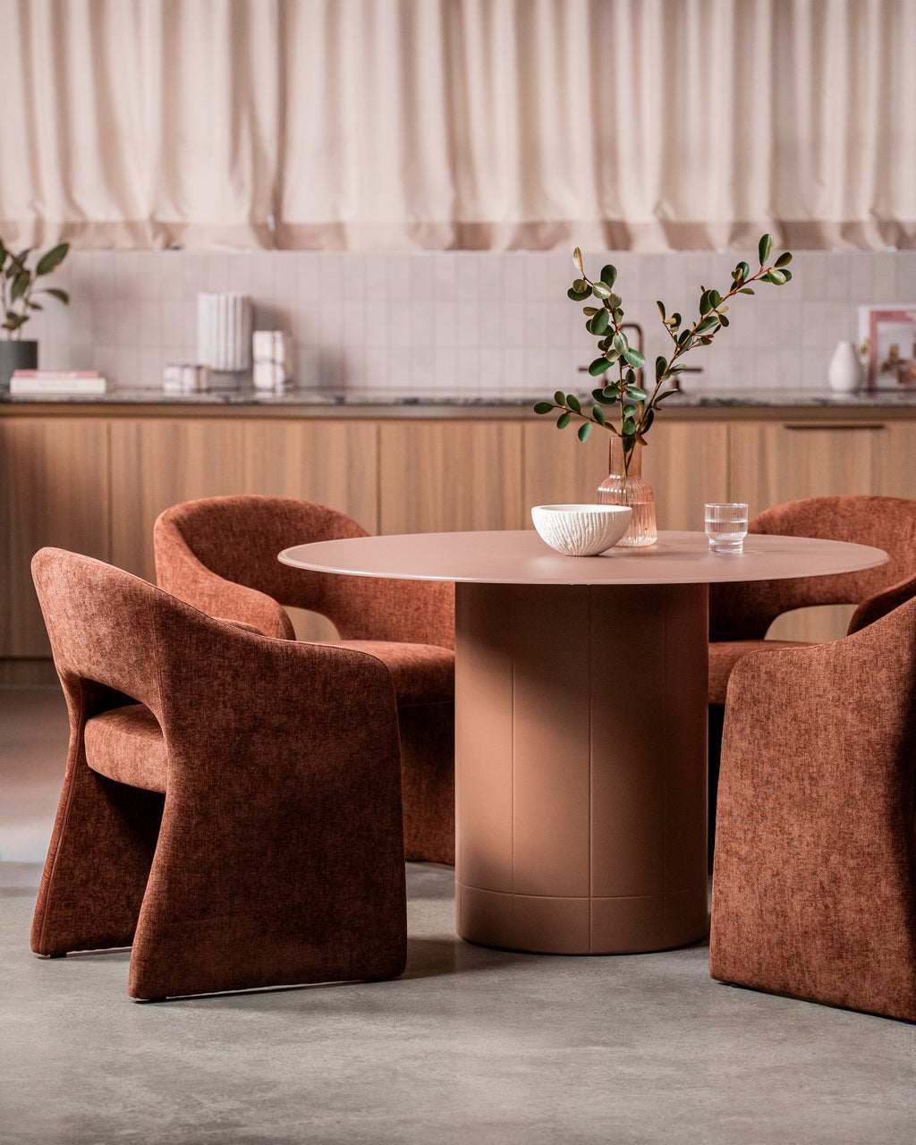 Ravello Dining Table Matte Chestnut