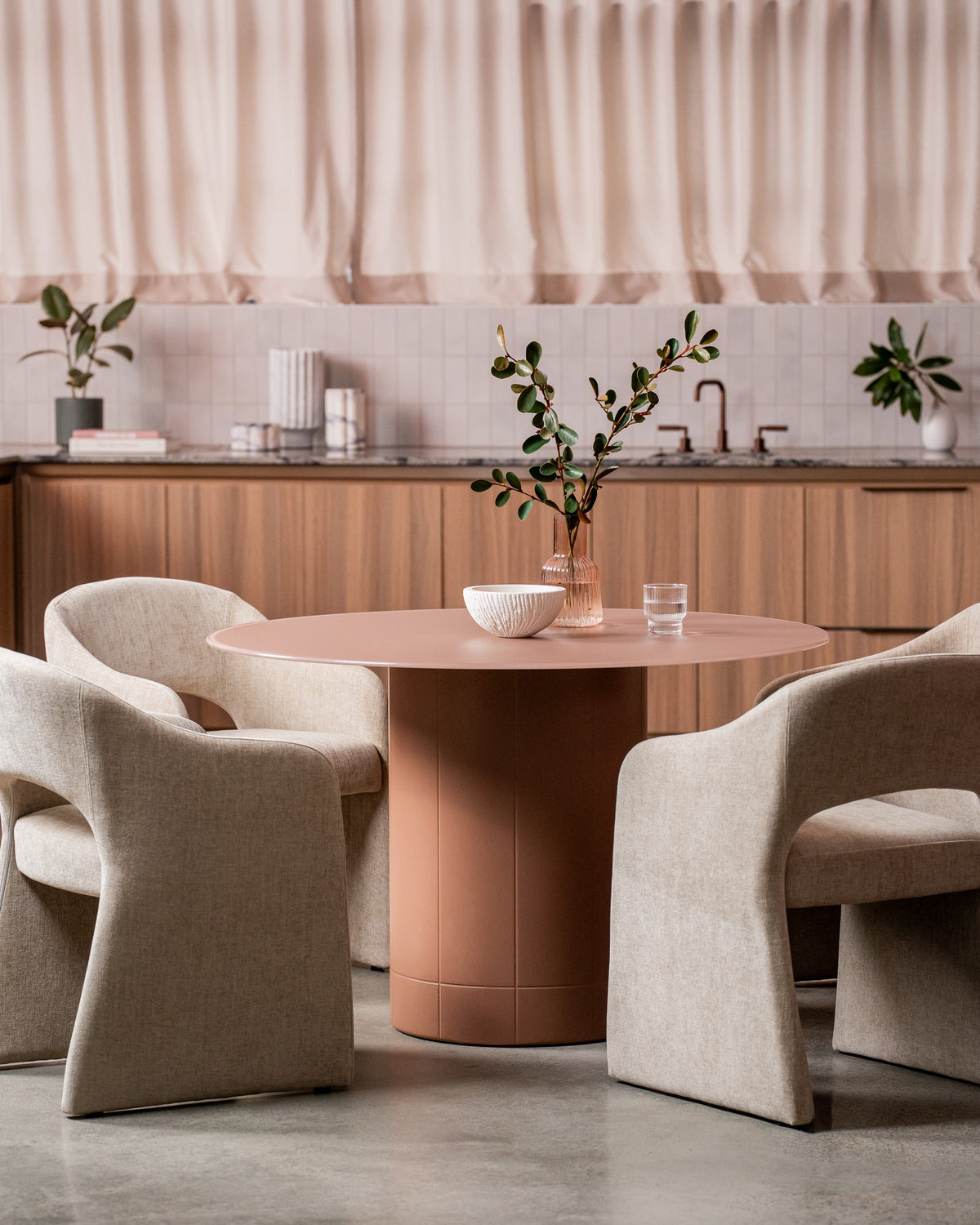 Ravello Dining Table Matte Chestnut