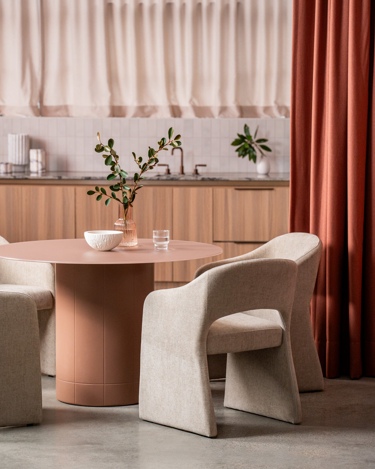 Ravello Dining Table Matte Chestnut