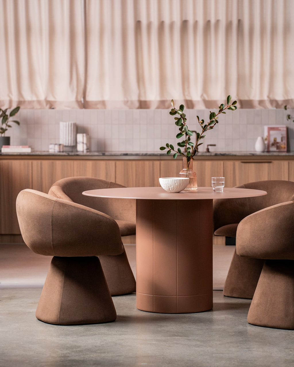 Ravello Dining Table Matte Chestnut