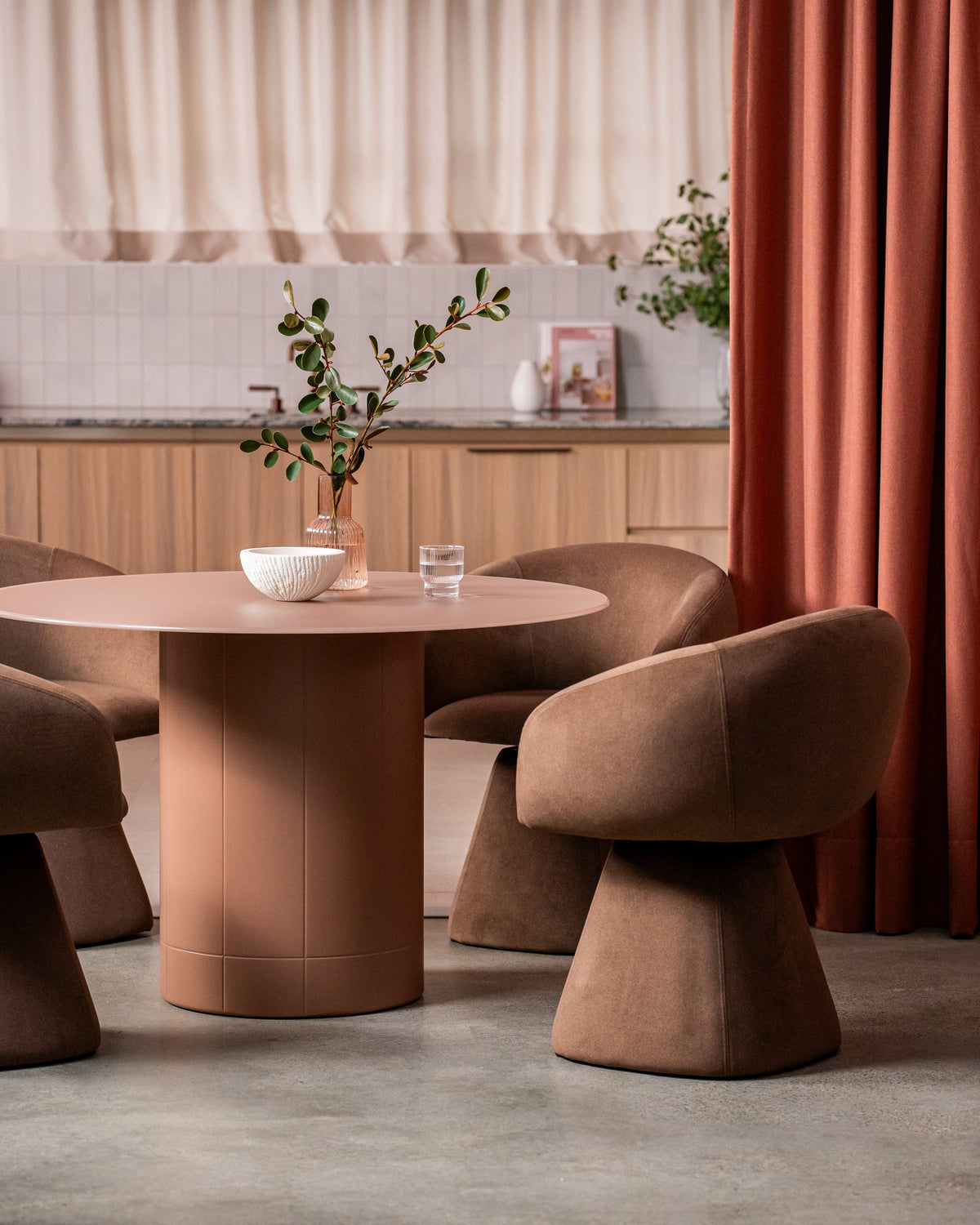 Ravello Dining Table Matte Chestnut