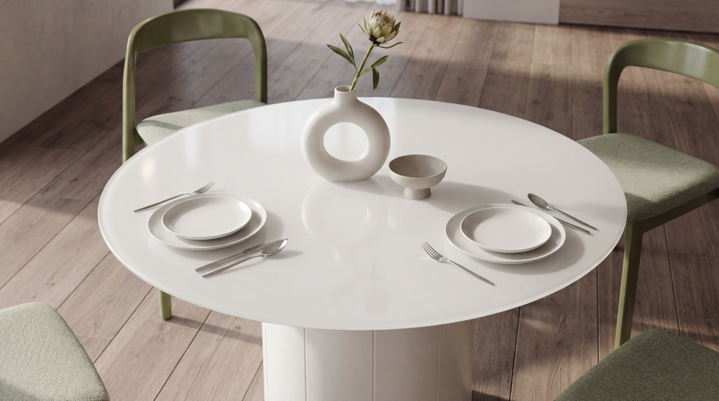 Ravello Dining Table Matte Tofu