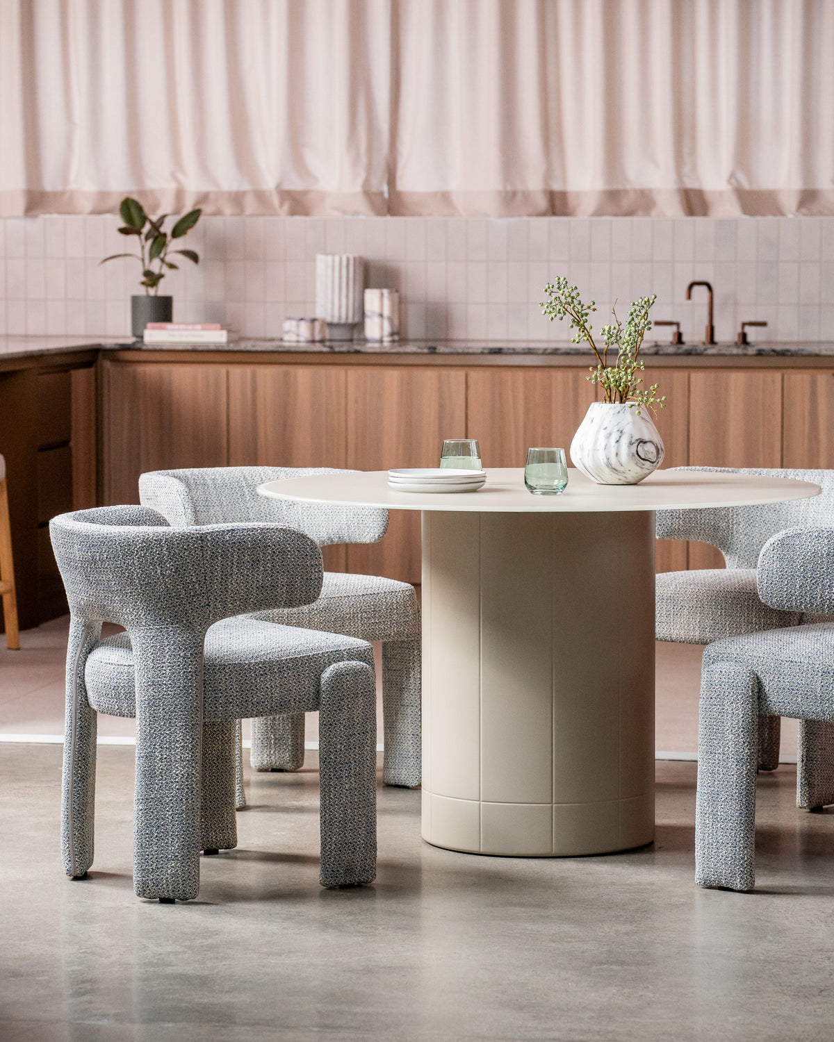 Ravello Dining Table Matte Tofu