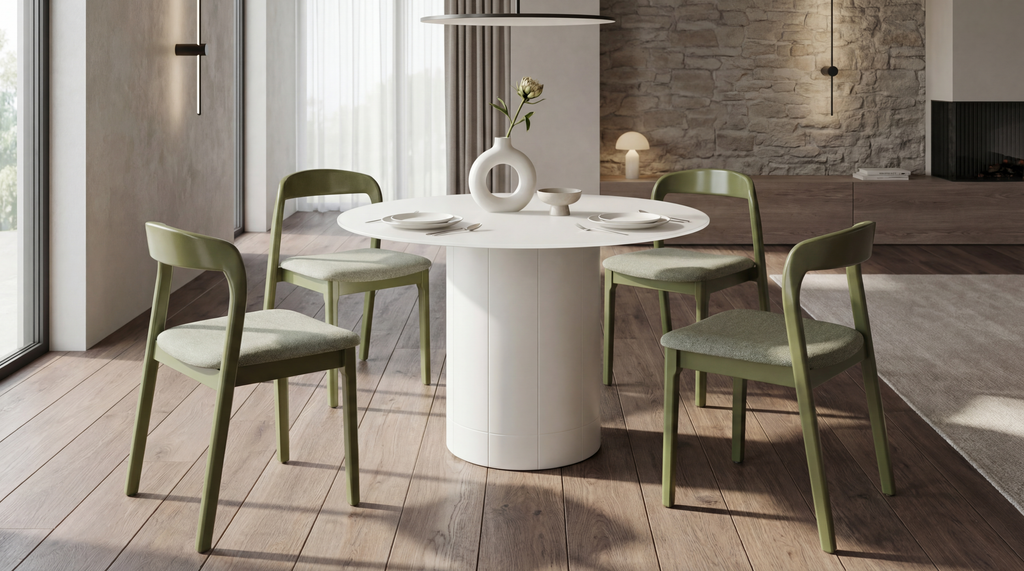 Ravello Dining Table Matte Tofu