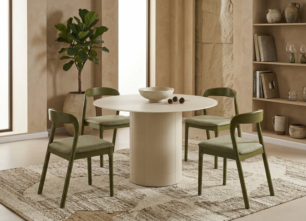Ravello Dining Table Matte Tofu