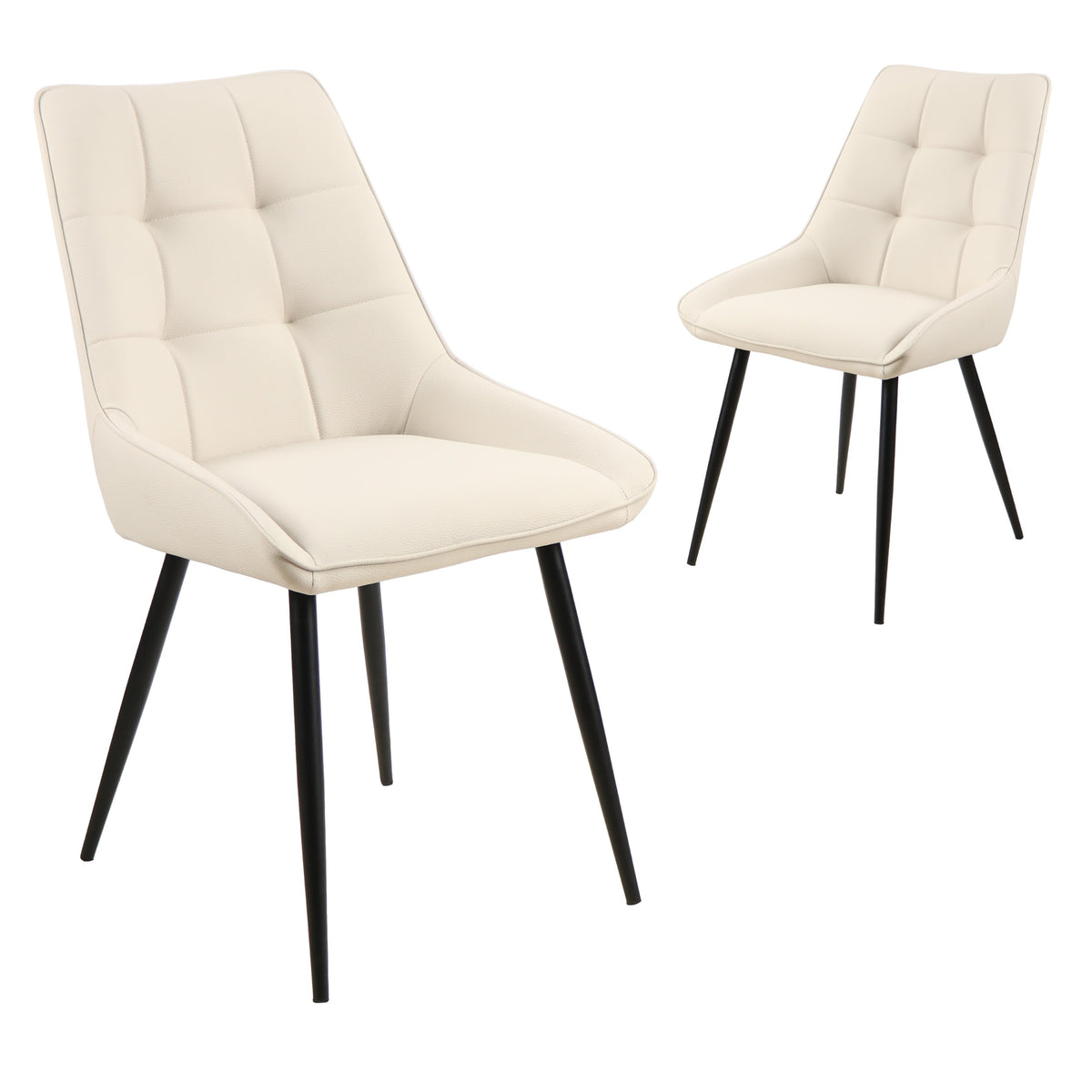 Ruvello Dining Chair Ivory (Set of 2)