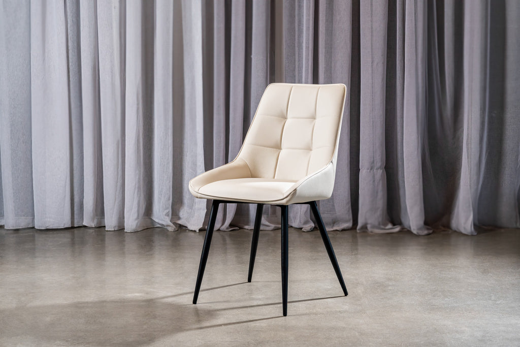 Ruvello Dining Chair Ivory (Set of 2)