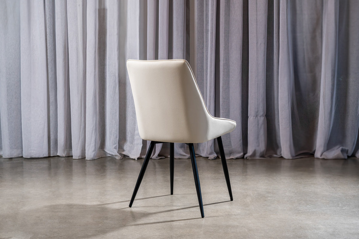 Ruvello Dining Chair Ivory (Set of 2)