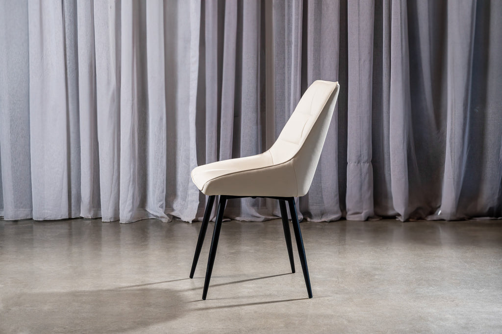Ruvello Dining Chair Ivory (Set of 2)