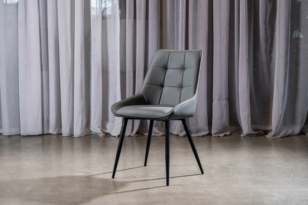 Ruvello Dining Chair Charcoal (Set of 2)