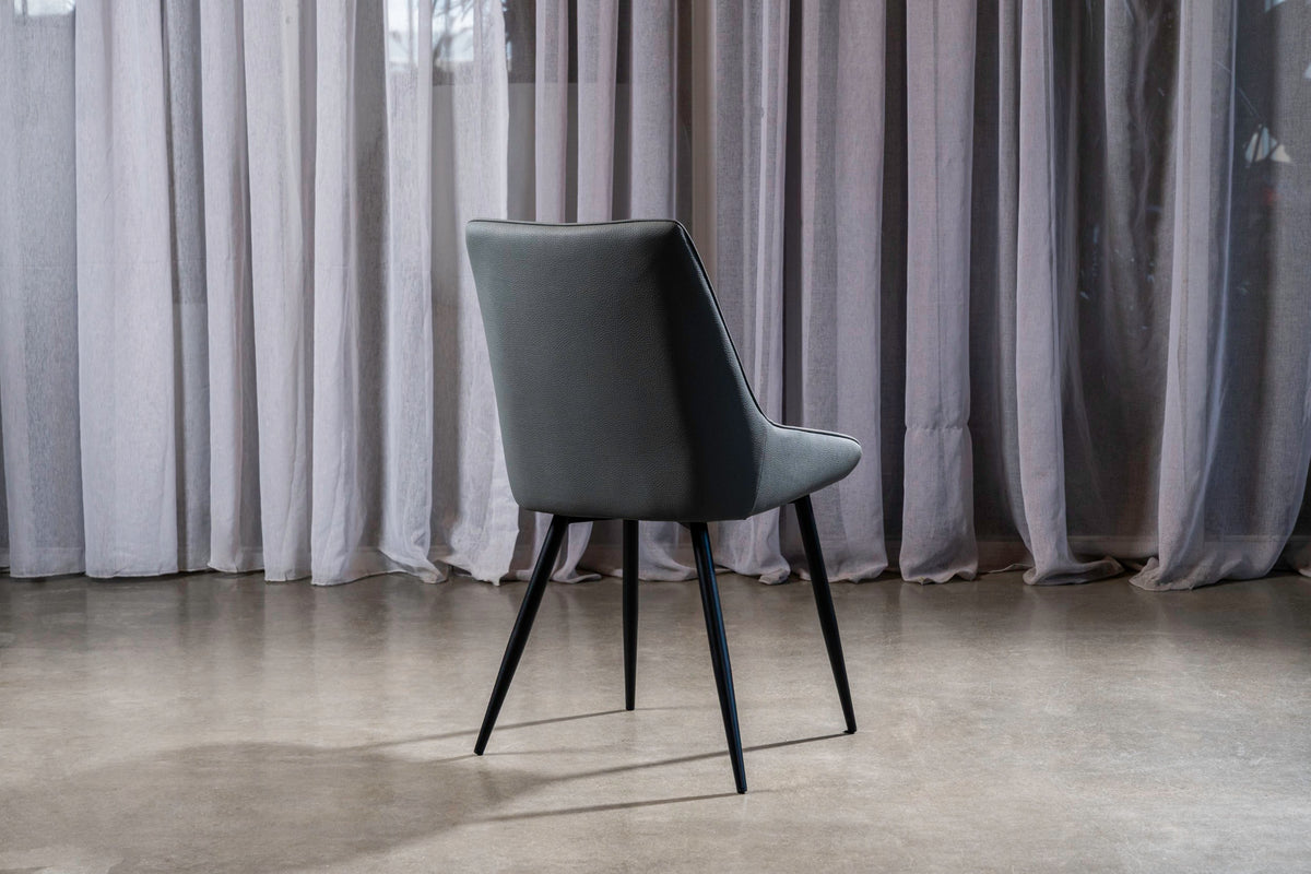 Ruvello Dining Chair Charcoal (Set of 2)