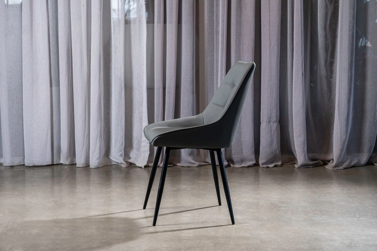 Ruvello Dining Chair Charcoal (Set of 2)