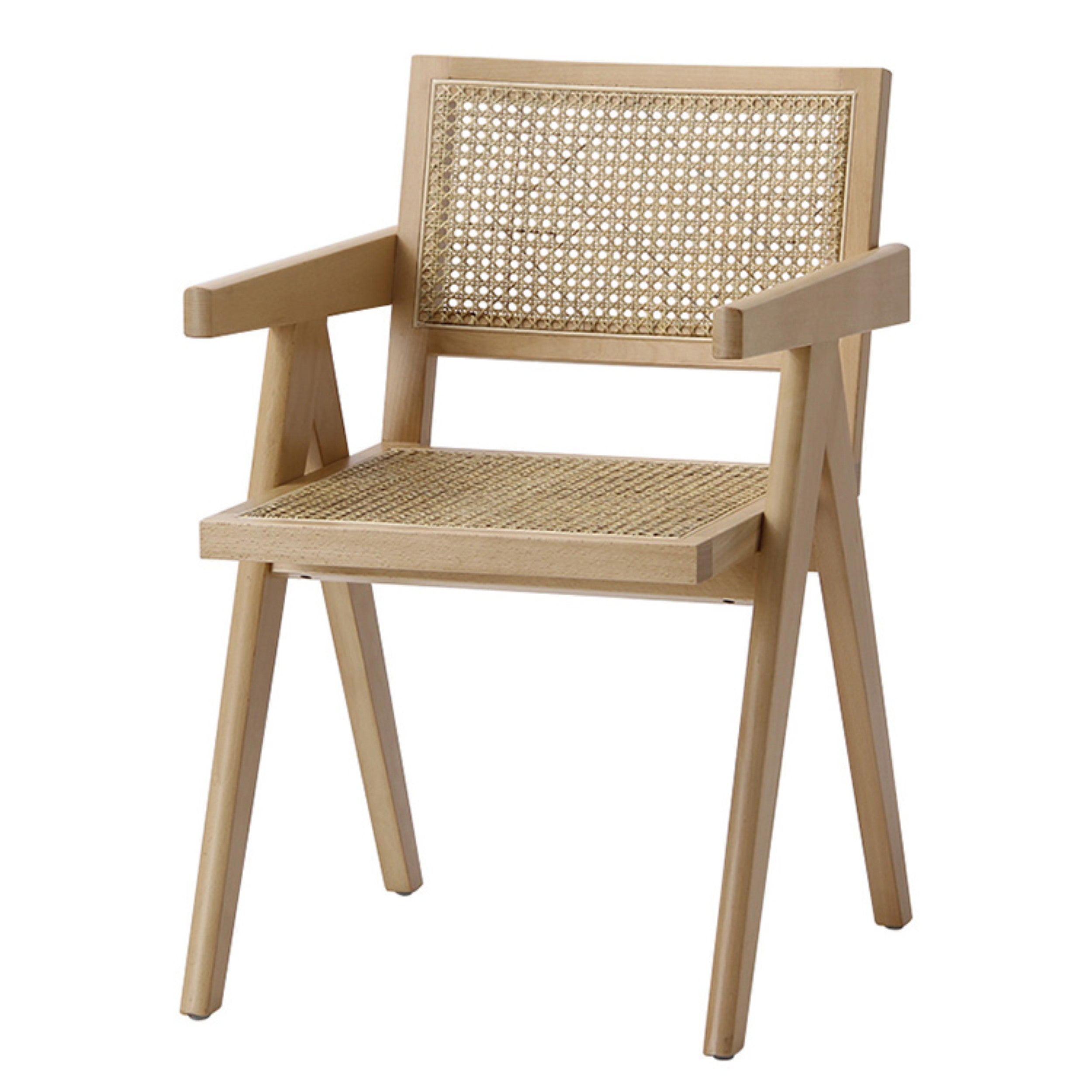 Wicker Rattan Occasional Chairs Natural (Set of 2)