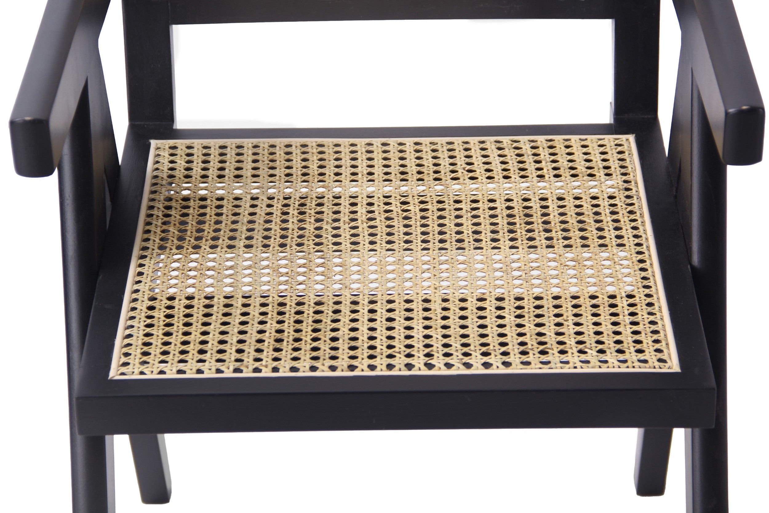 Wicker Rattan Occasional Chairs Black (Set of 2)