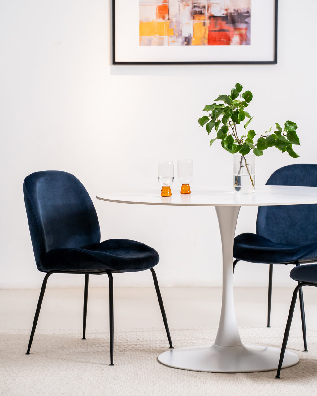 Boreal Large Dining Table Snow White