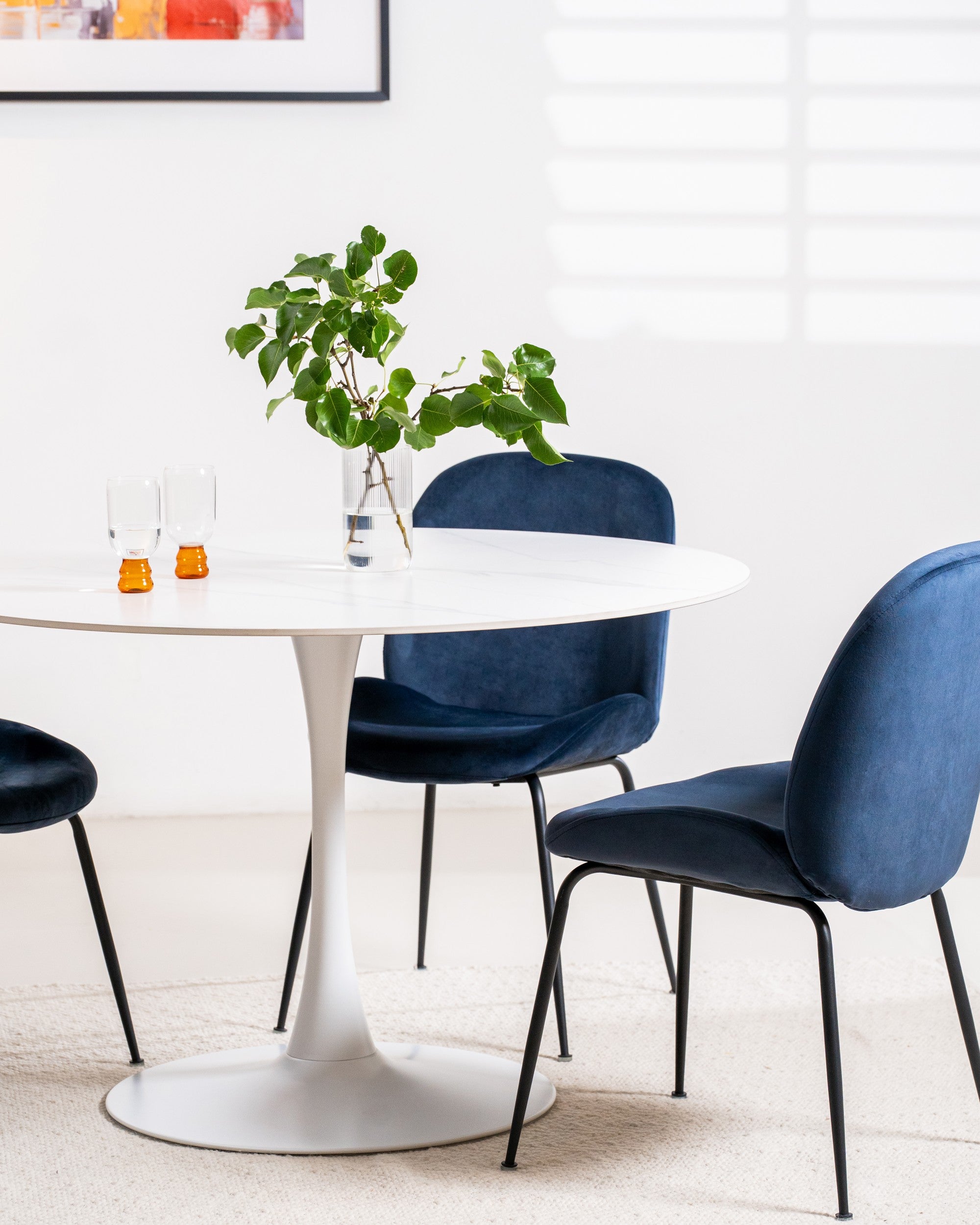 Boreal Large Dining Table Snow White