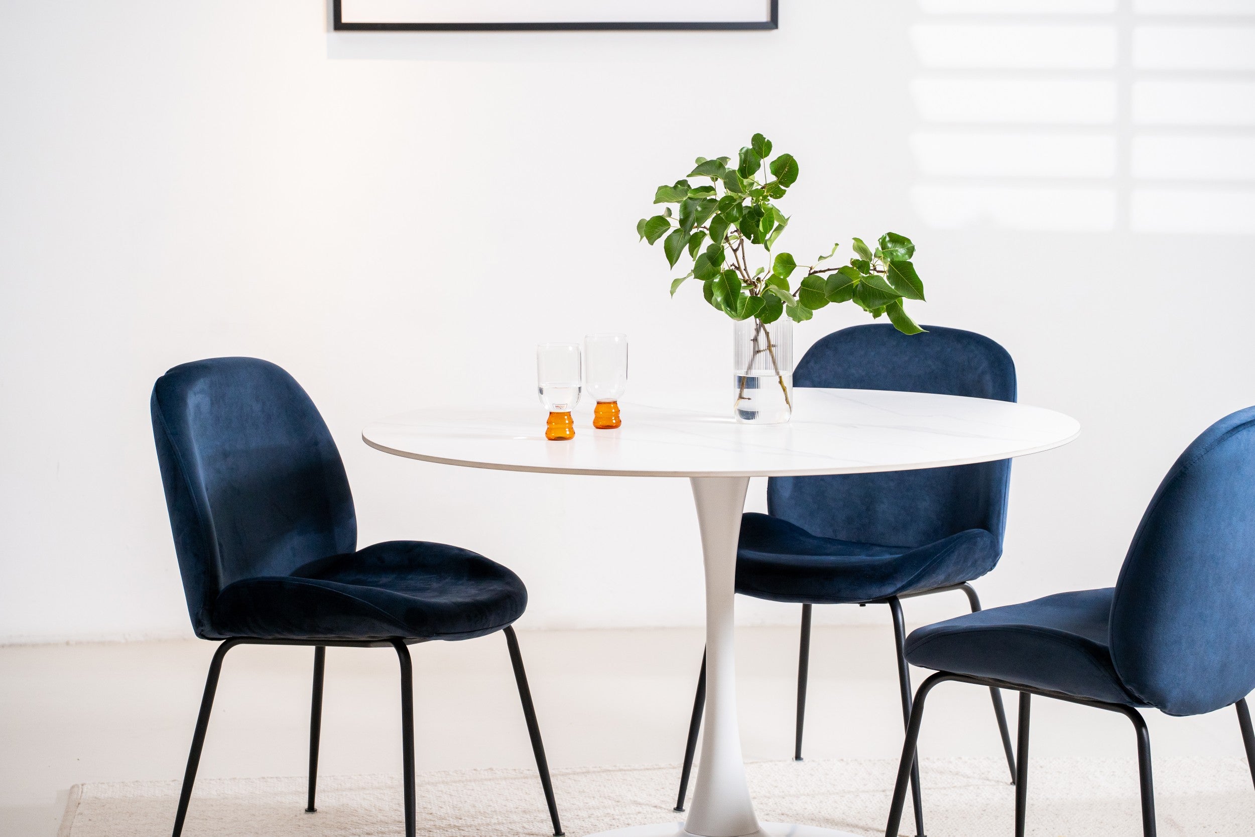 Boreal Large Dining Table Snow White