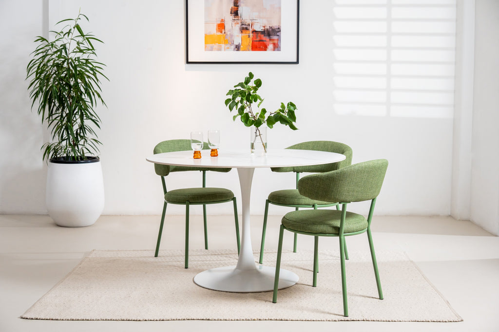 Boreal Large Dining Table Snow White