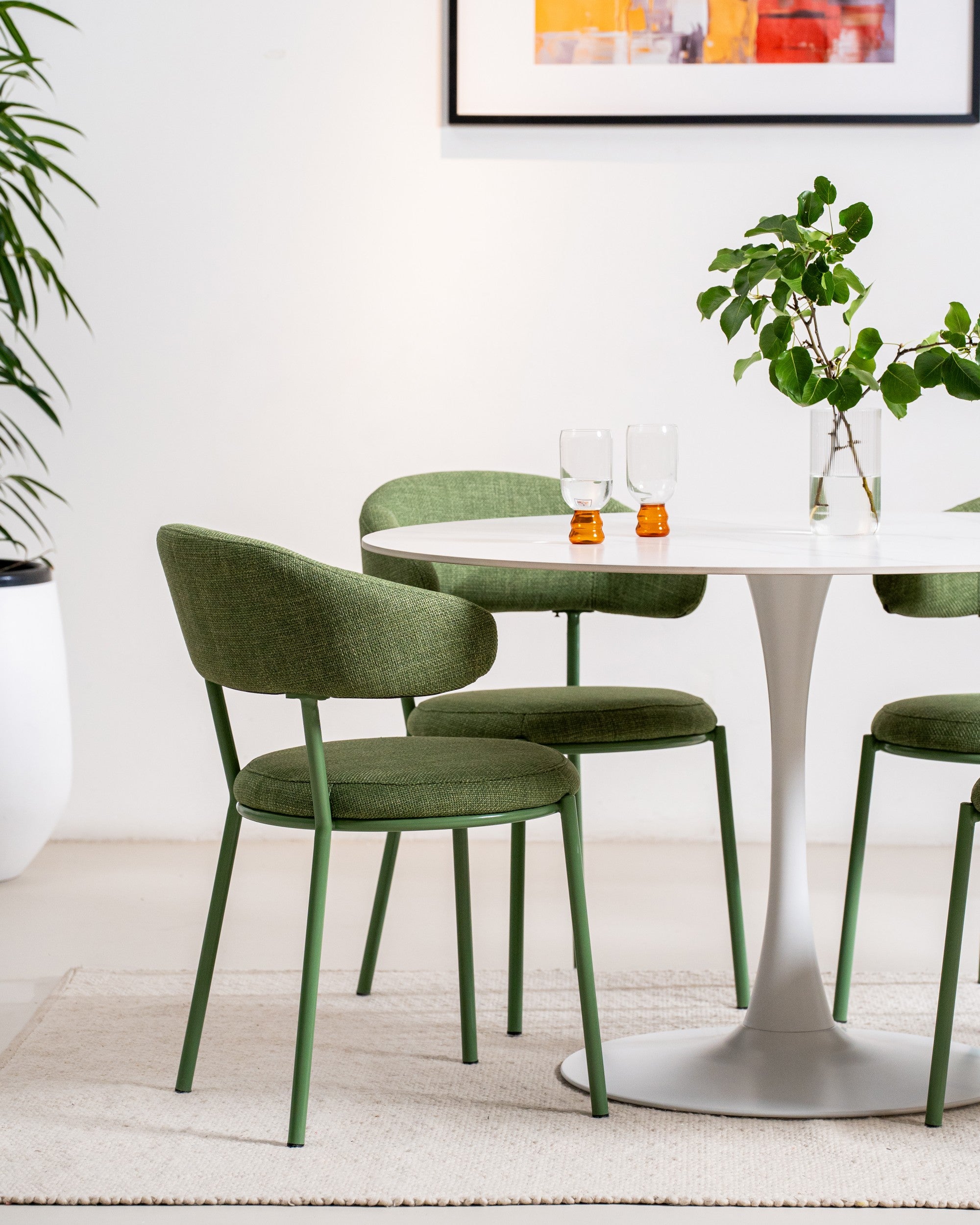 Boreal Large Dining Table Snow White