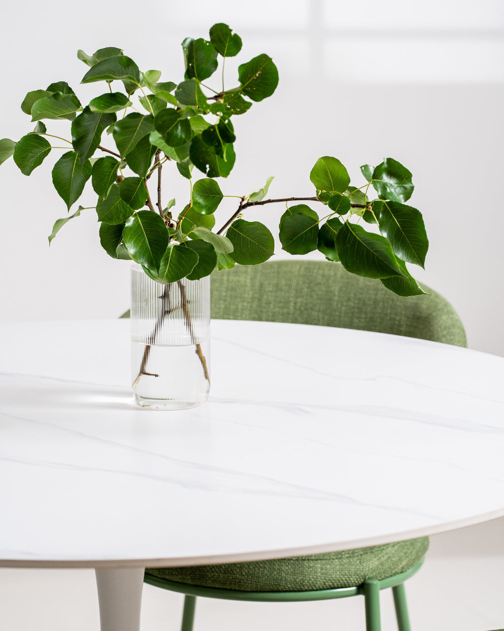 Boreal Large Dining Table Snow White