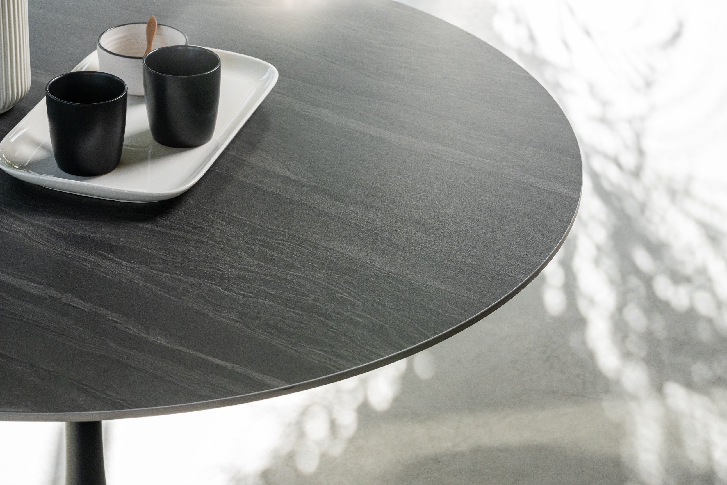 Boreal Large Dining Table Black Sand