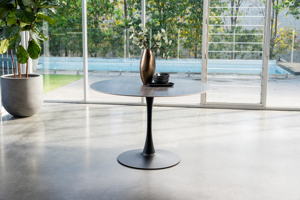 Boreal Large Dining Table Black Sand