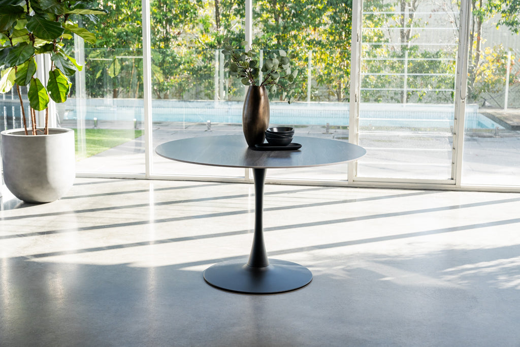 Boreal Large Dining Table Black Sand