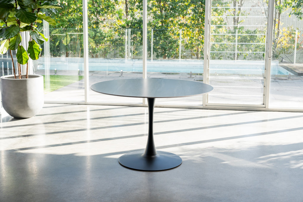Boreal Large Dining Table Black Sand