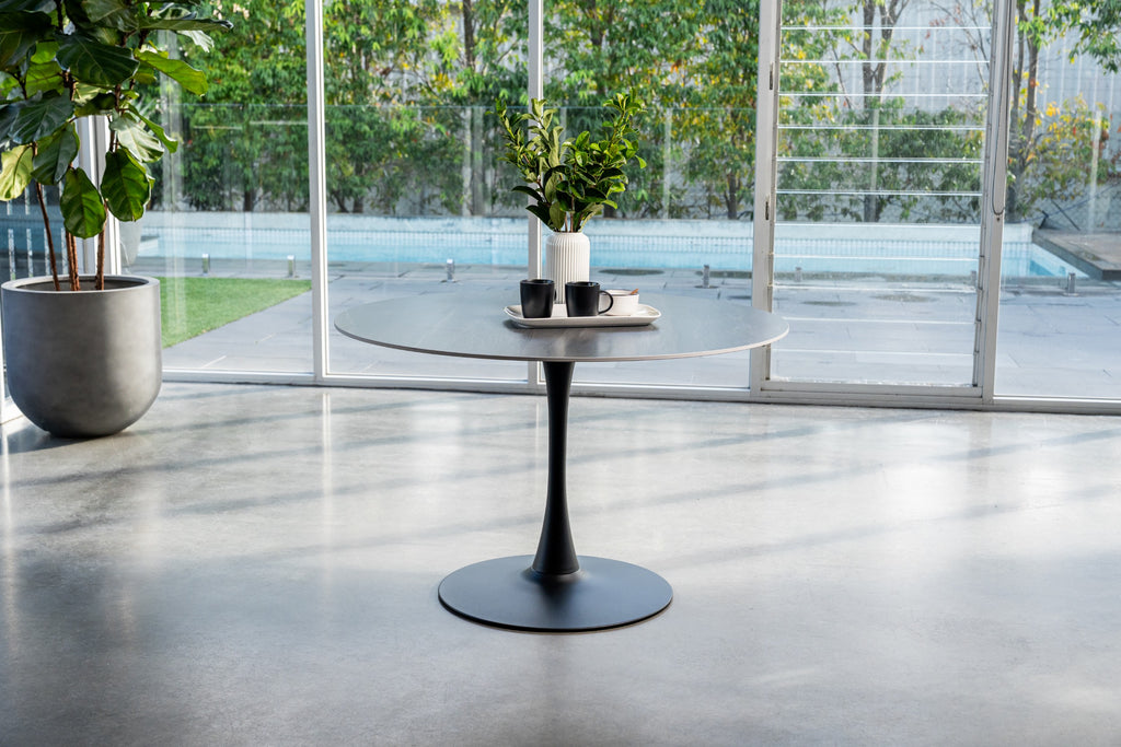 Boreal Large Dining Table Black Sand