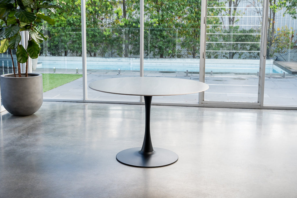 Boreal Large Dining Table Black Sand