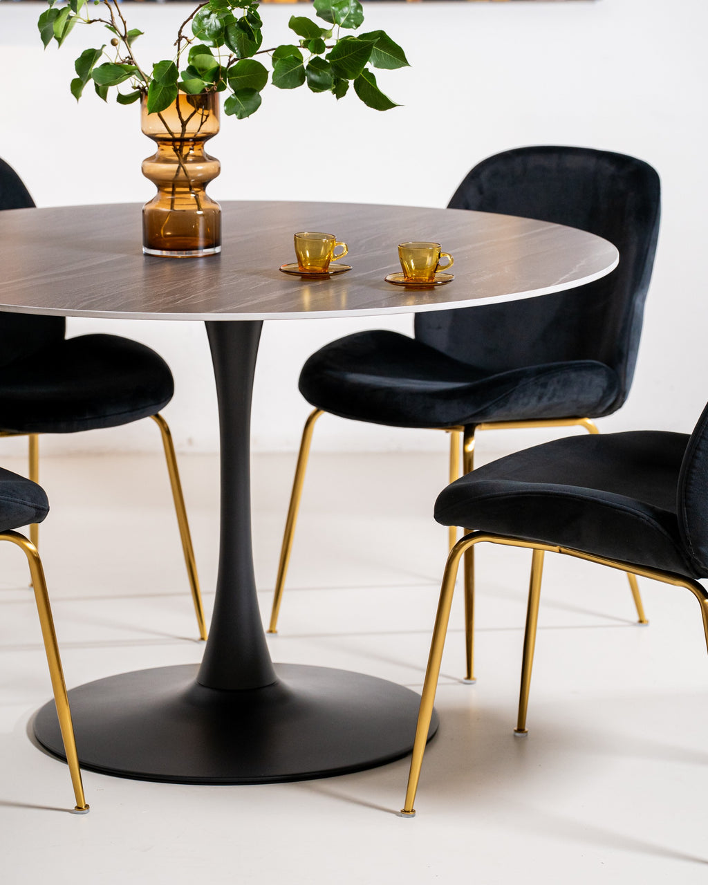 Boreal Large Dining Table Black Sand