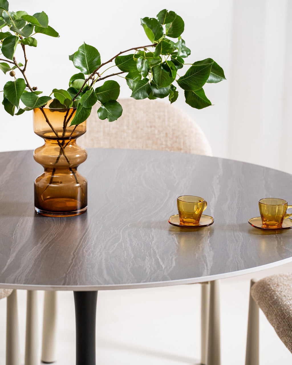 Boreal Large Dining Table Black Sand