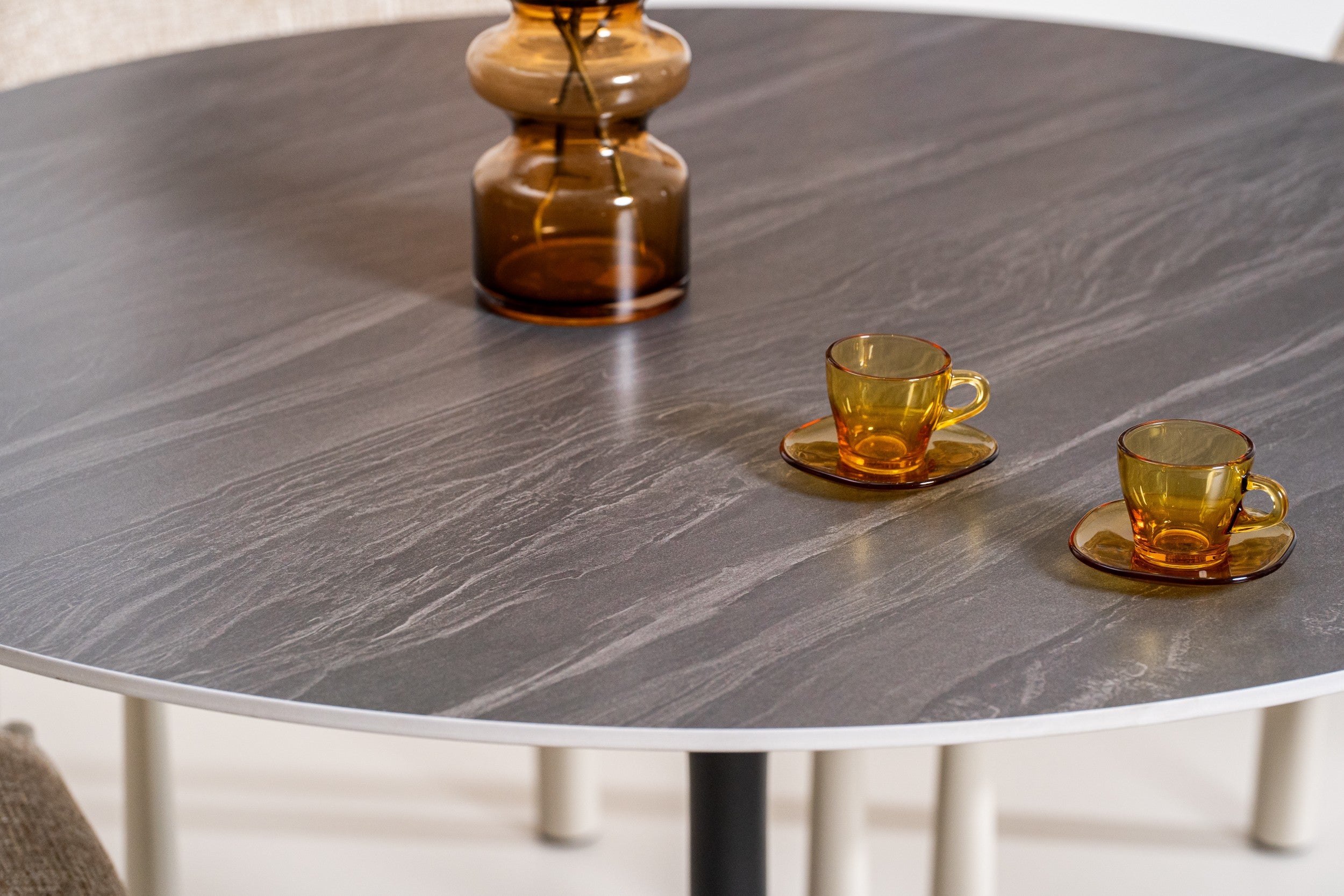 Boreal Large Dining Table Black Sand
