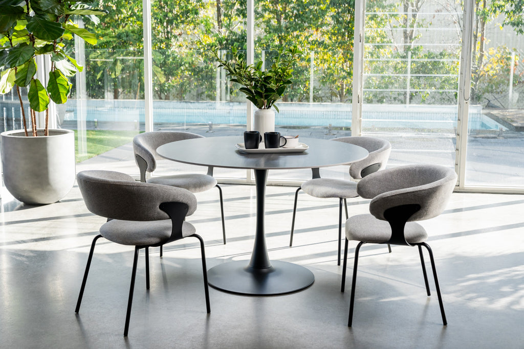 Latte Dining Chair Silver Grey (Set of 2)