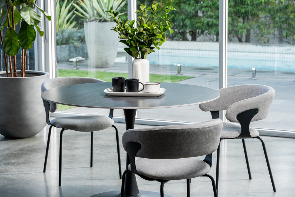 Boreal Large Dining Table Black Sand