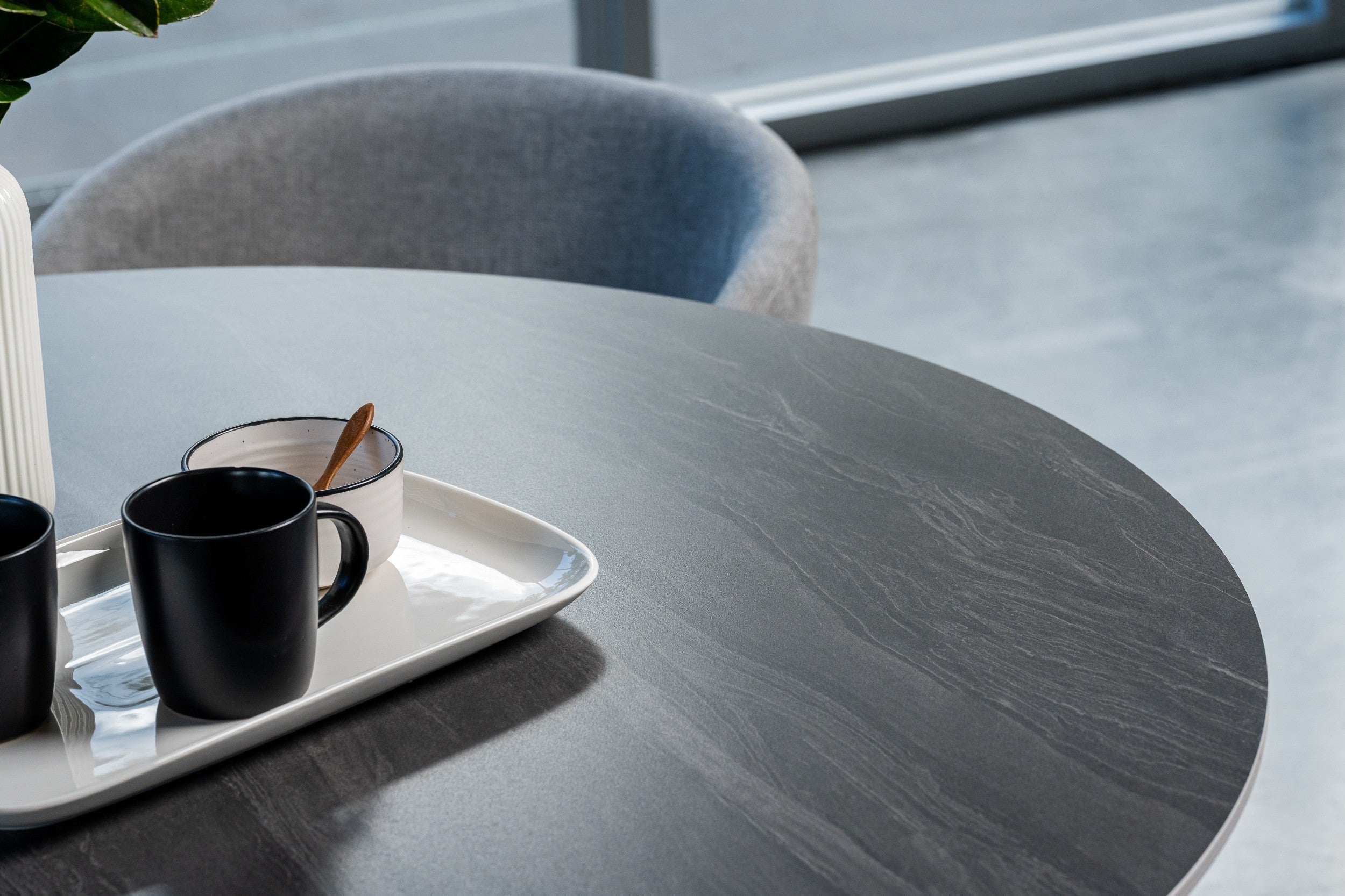 Boreal Large Dining Table Black Sand