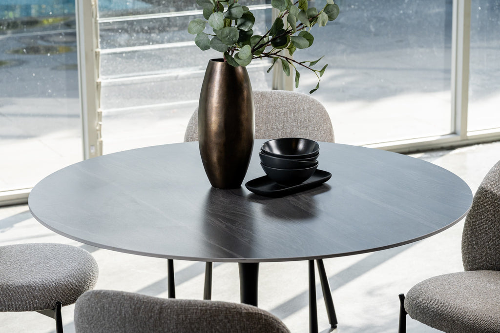 Boreal Large Dining Table Black Sand