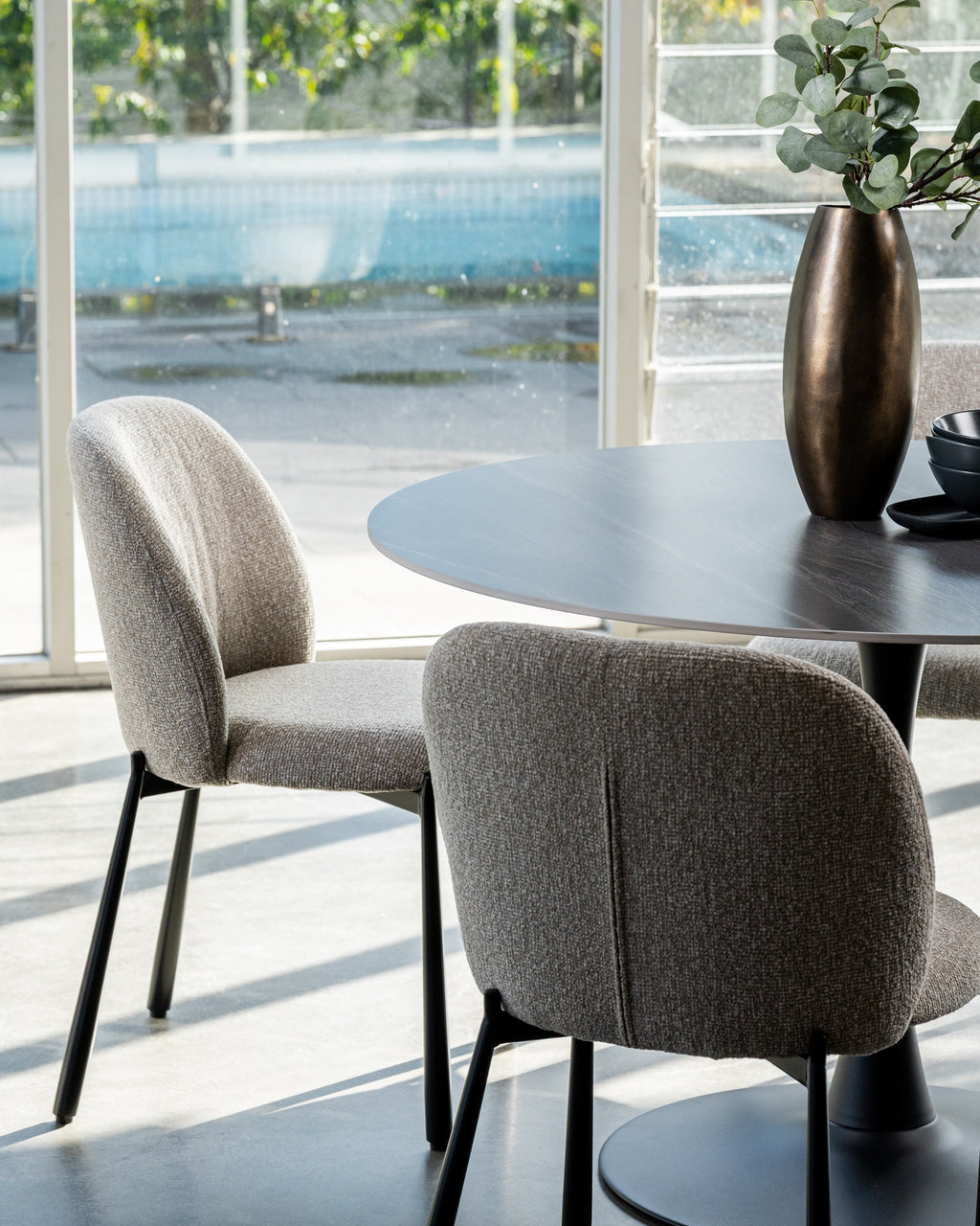 Oyster Dining Chair Sand  (Set of 2)