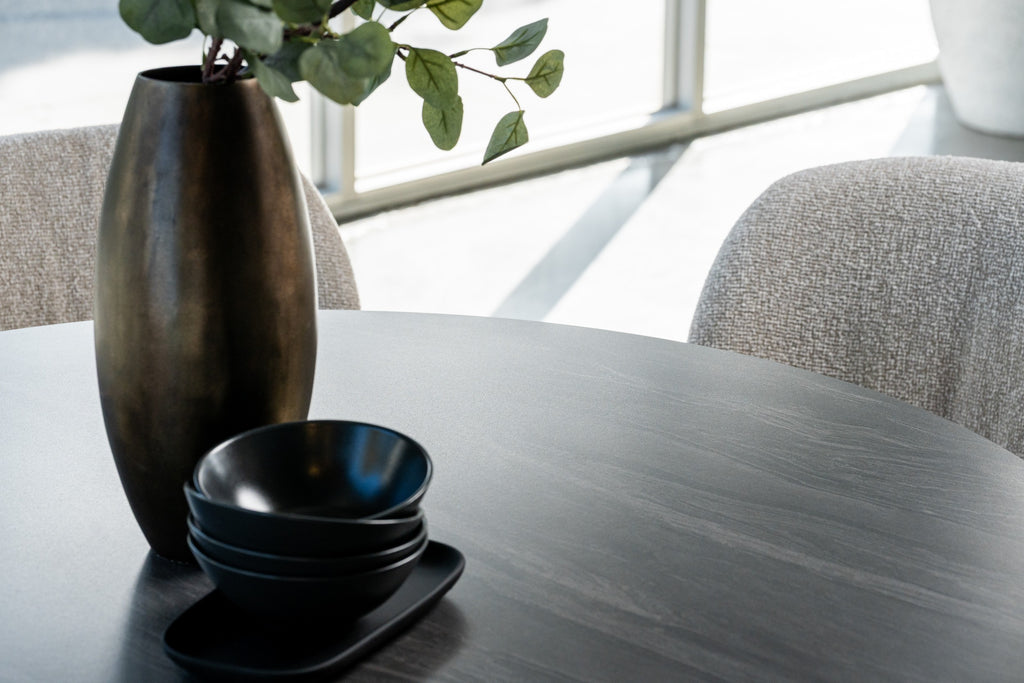 Boreal Large Dining Table Black Sand