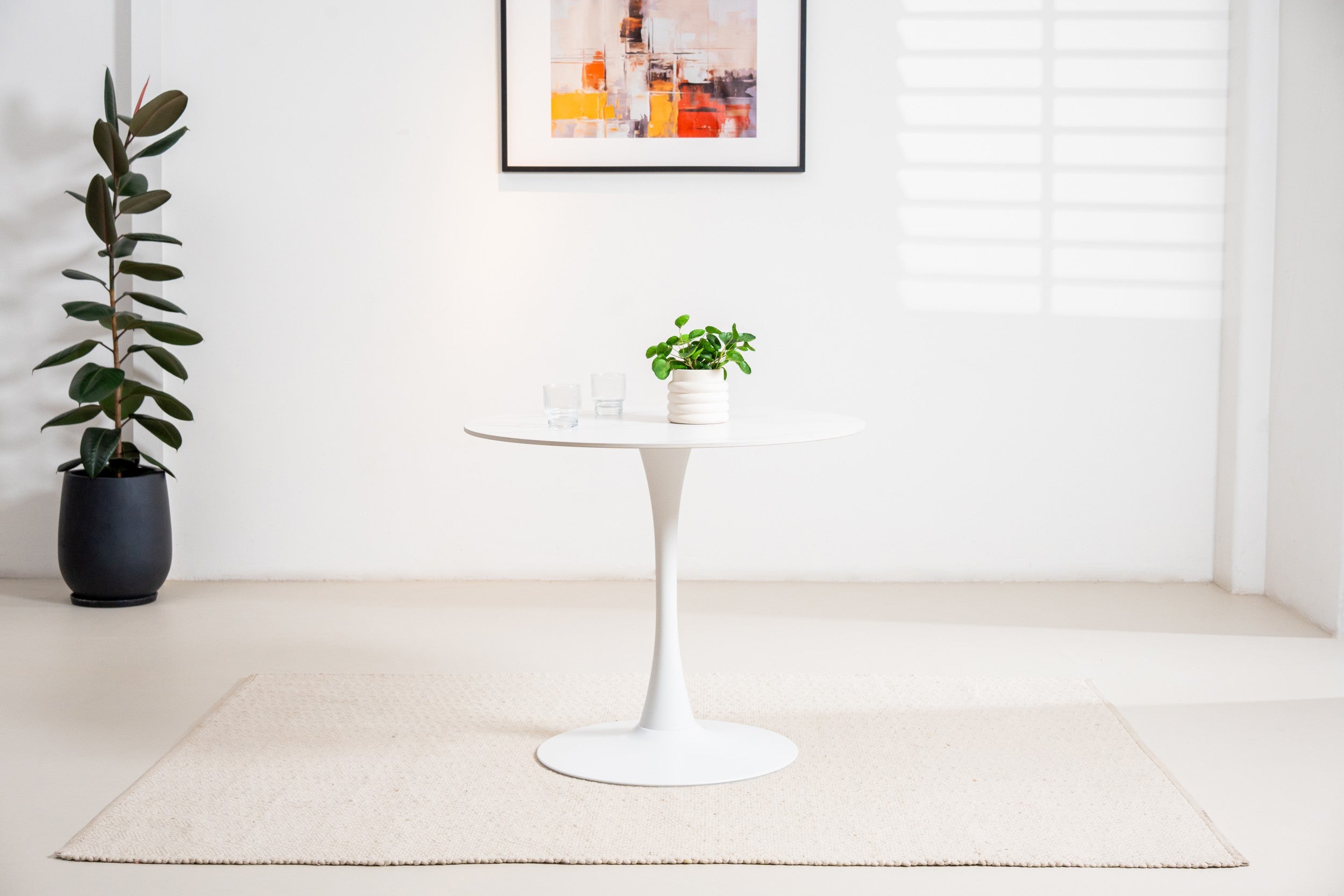 Boreal Small Dining Table Snow White