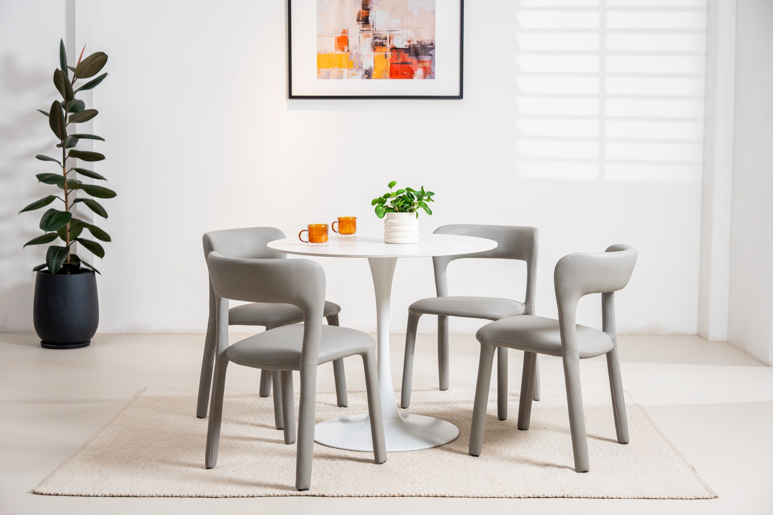 Iberia Dining Chair Grey (Set of 2)
