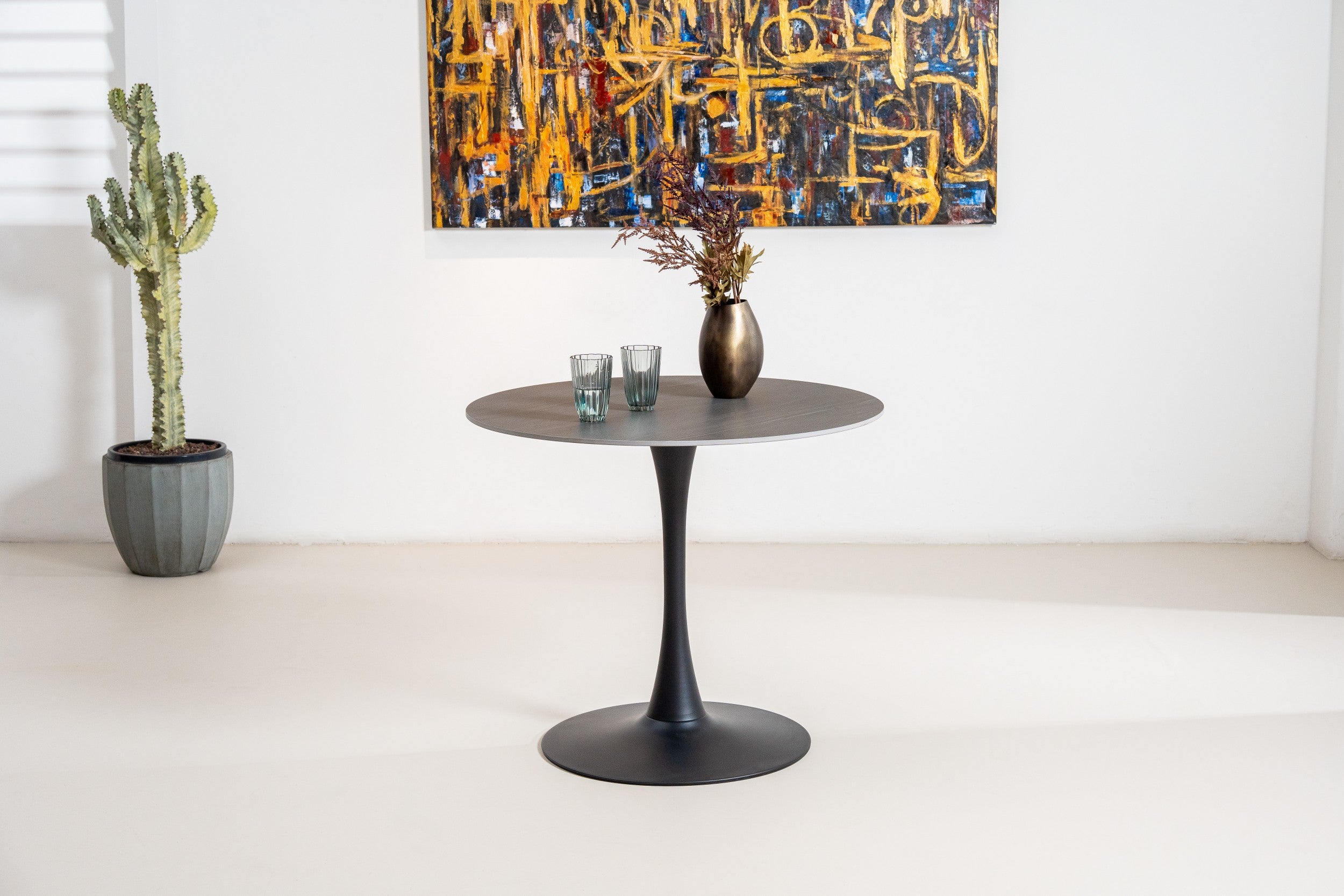 Boreal Medium Dining Table Black Sand