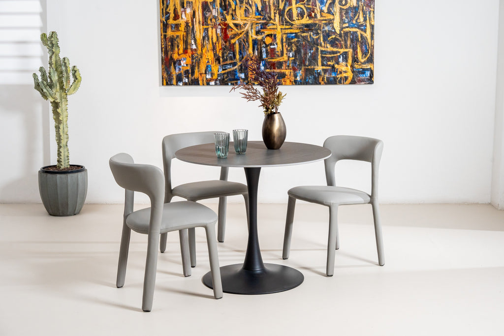 Boreal Medium Dining Table Black Sand