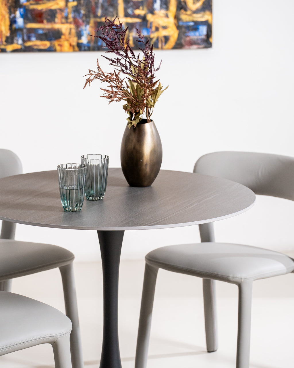 Boreal Medium Dining Table Black Sand