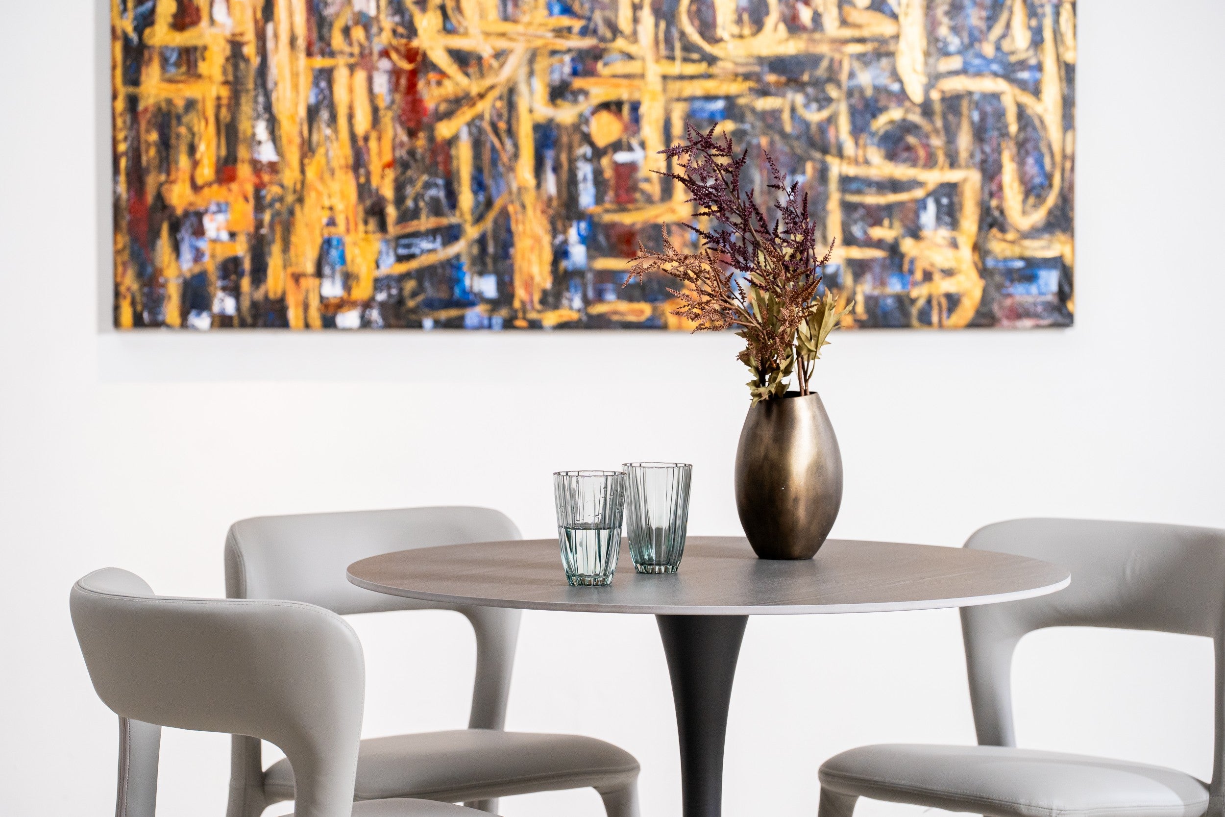 Boreal Medium Dining Table Black Sand